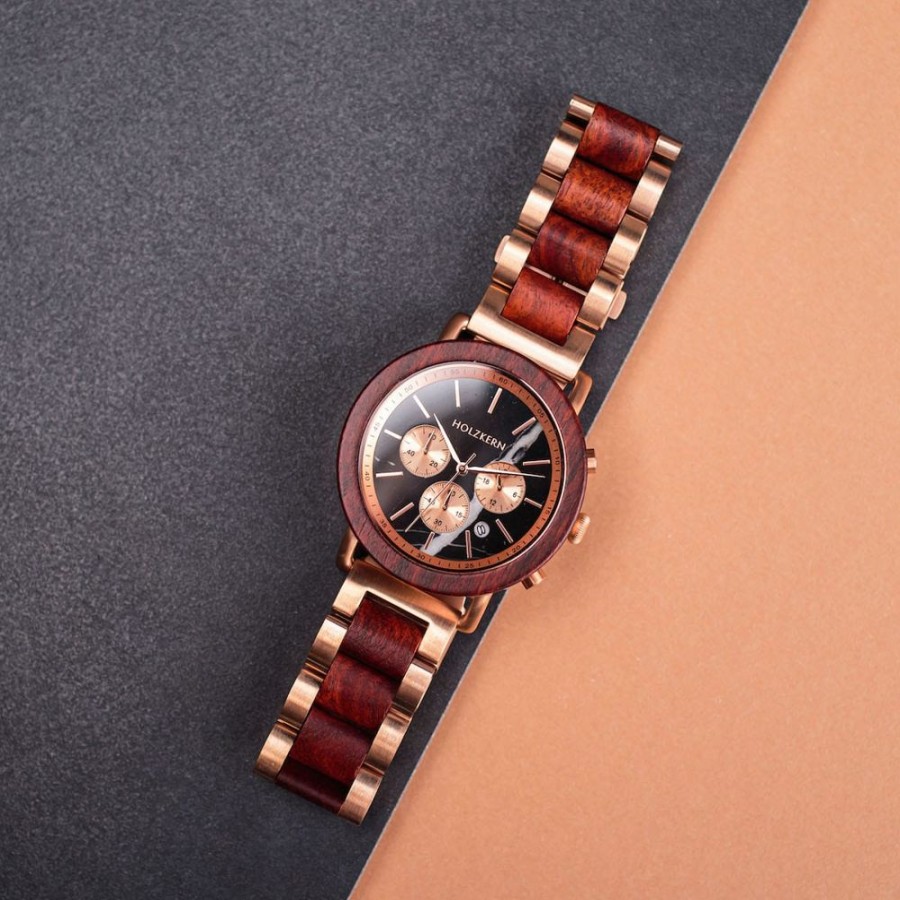 Uhren holzkern Chronograph | Morgenrot