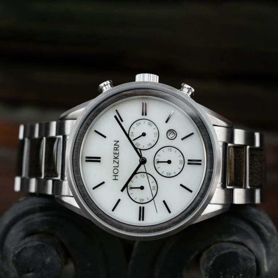 Uhren holzkern Chronograph | White Nile