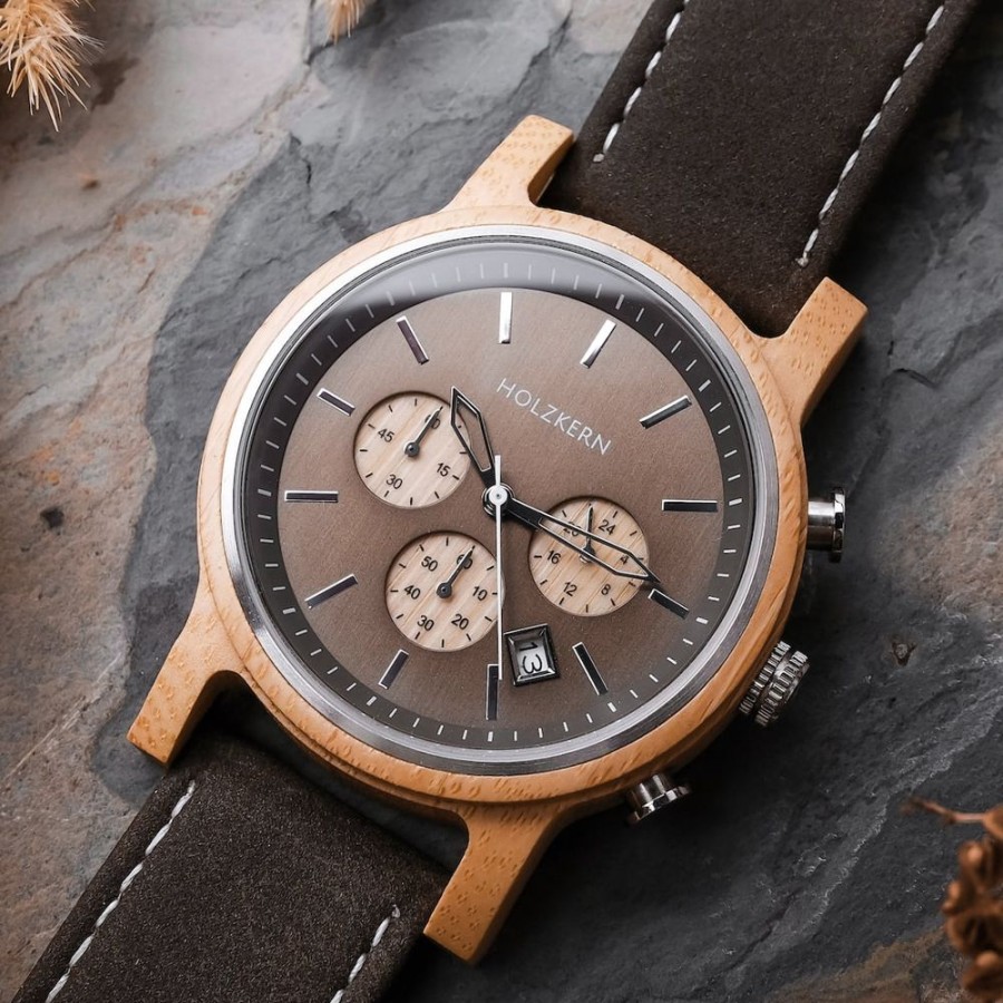 Uhren holzkern Chronograph | Gebirgspfad