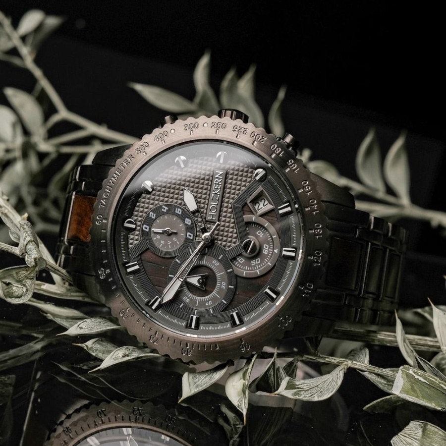 Uhren holzkern Chronograph | Leibniz